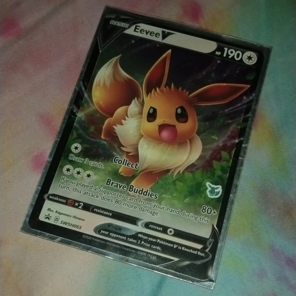 Pokémon Eevee V card - Picture 3 of 6